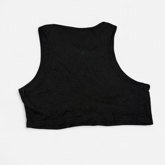 Black Tank Top with “Angel” Embroidery - Picture 3 of 3